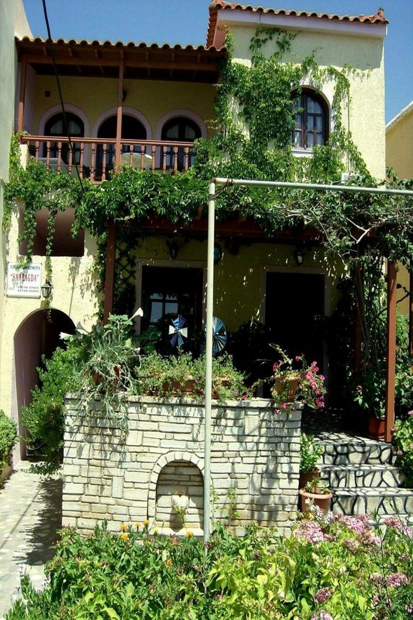 Smaragda Hotel Marathókampos Dış mekan fotoğraf